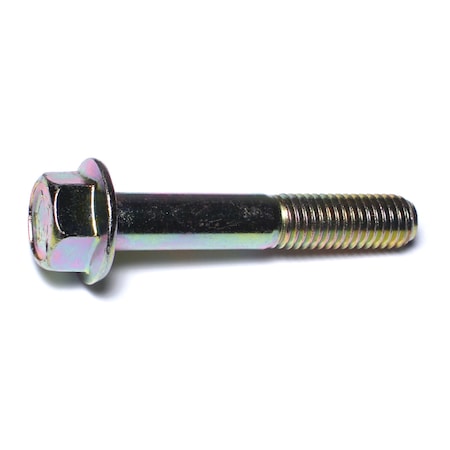 Midwest Fastener Grade 8, 1/2"-13 Flange Bolt, Zinc Plated Steel, 3 in L, 3 PK 71667